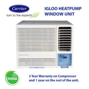22500 BTU CARRIER IGLOO (WRA-24HG) window air conditioning unit (R410A)